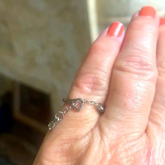 Retro water drop pinky/knuckle ring - Picture 4 of 12